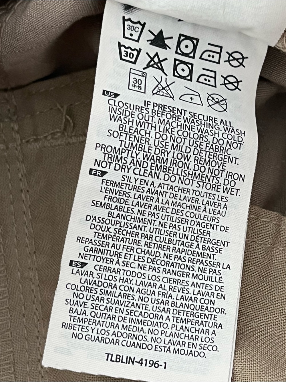 5.11 Tactical Series beige Pants Size 14 Cargo Pockets First Responder. Ripstop - Picture 7 of 8